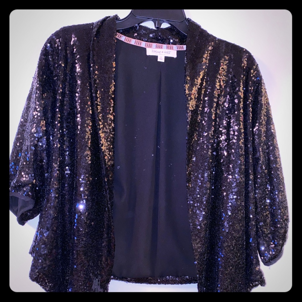 Black sequin jacket
